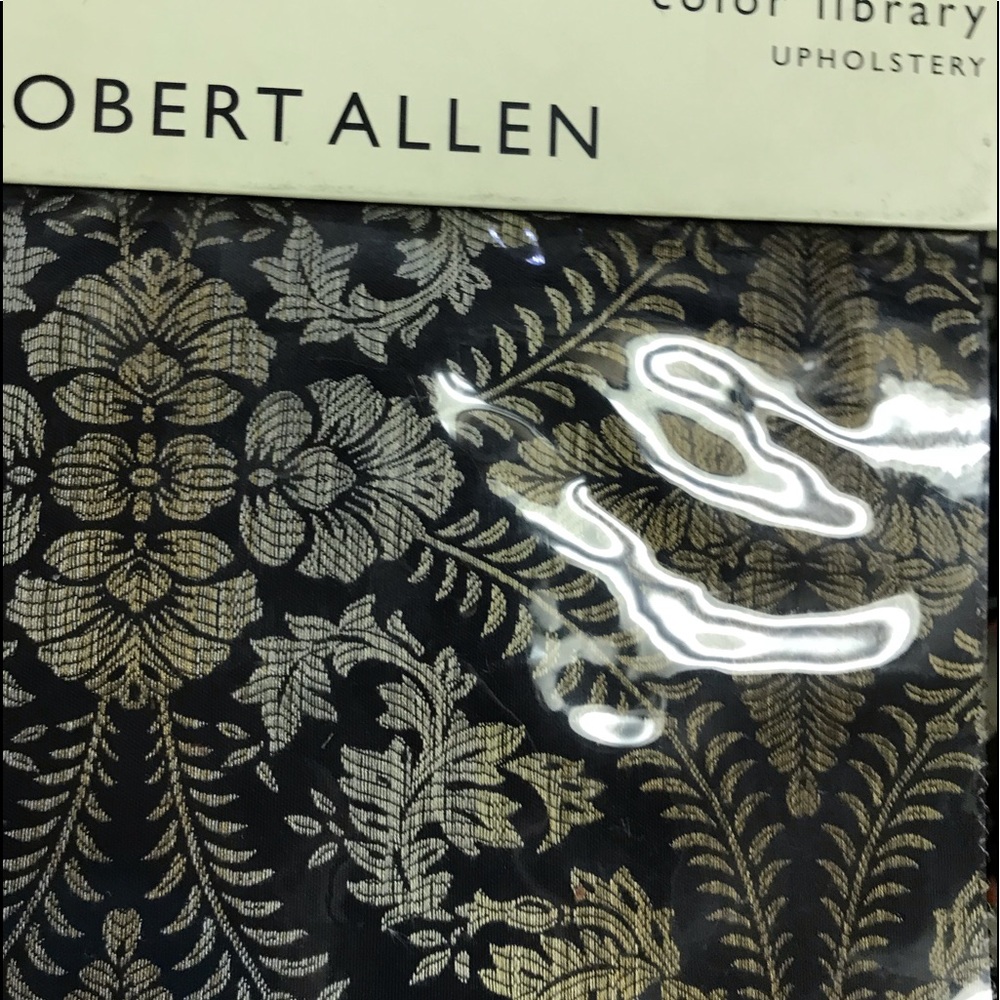 Robert Allen Upholstery Fabric Sample Book Color library “CAVIAR ” 53 pieces